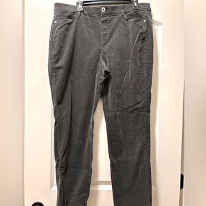 Dark green corduroy pants